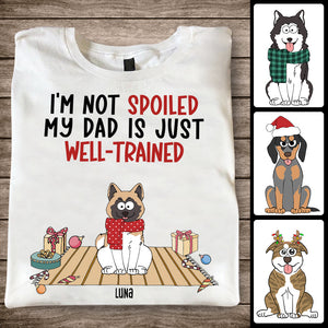Well Trained Mom/Dad - Personalized Dog T-shirt And Hoodie