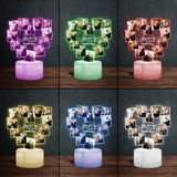 You And Me We Got This - gift for husband, wife, boyfriend, girlfriend - Personalized Shaped Plaque Light Base