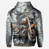 Time To Ride - Personalized Biker All Over Shirt