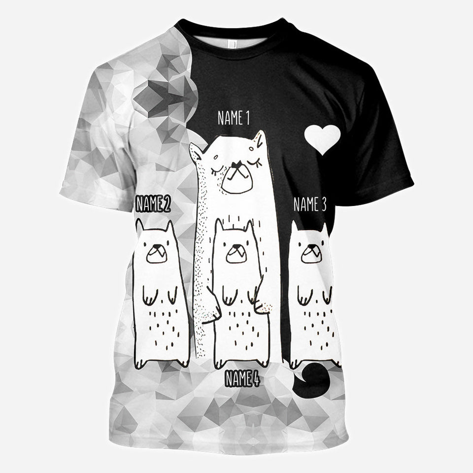 Mama Bear - Personalized Mother's Day Mother All Over T-shirt and Hoodie