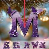 Love Butterflies - Personalized Butterfly Ornament