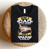 Priceless Papa - Personalized Grandpa T-shirt and Hoodie