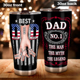 Best Dad Ever - Personalized Father Tumbler