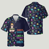 Like A Regular Dad But Cooler - Personalized RPG Hawaiian Shirt