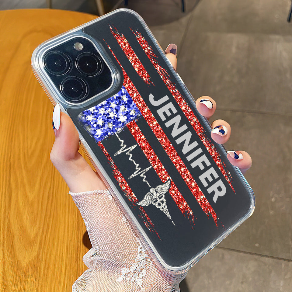 Nurse Life - Personalized Nurse Clear Phone Case