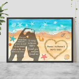 I Love You More - Sea Lover Personalized Poster