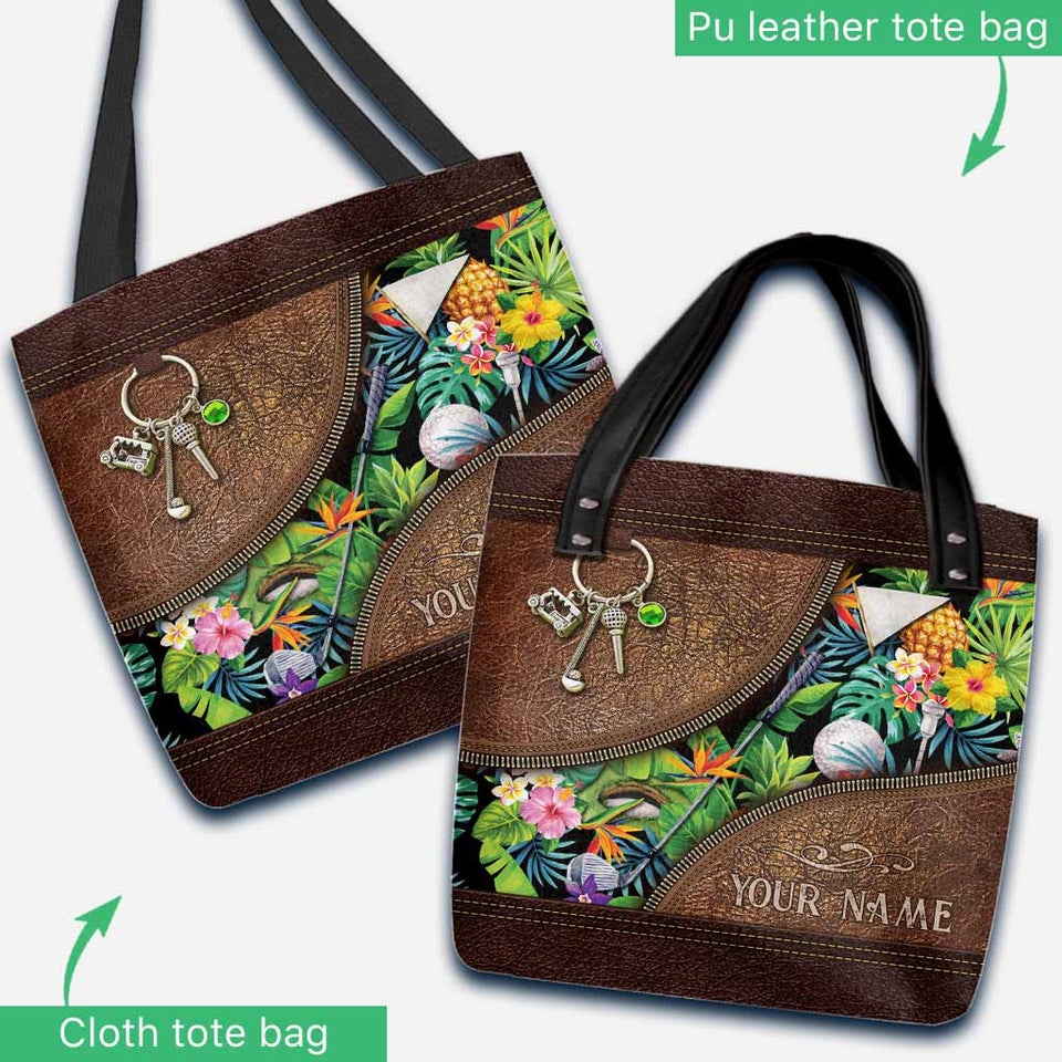 Summer Vibes - Golf Personalized Tote Bag