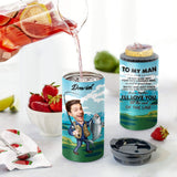 Till The End Of The Line - Personalized Fishing Can Cooler