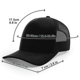Red White Blue Anglers - Personalized Fishing Trucker Hat (Black Mesh)