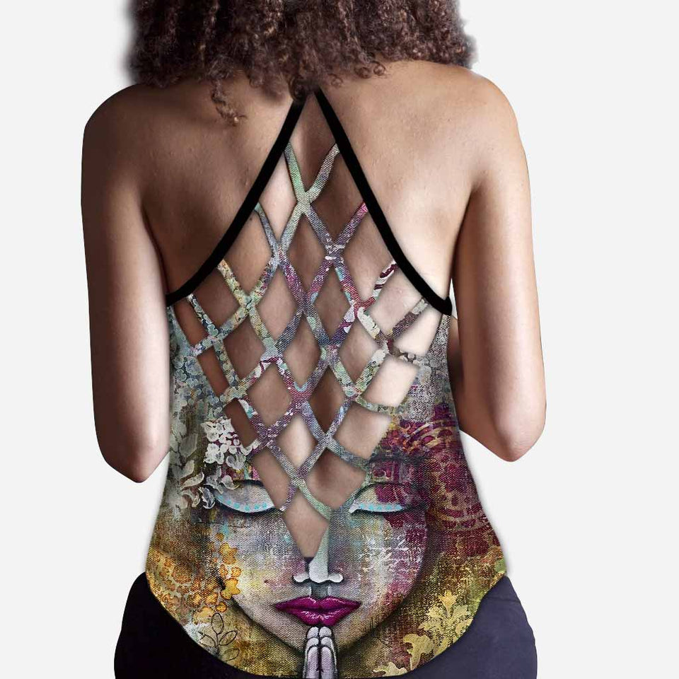 Namaste Cross Tank Top