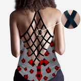 Never Underestimate  - Teacher Cross Tank Top