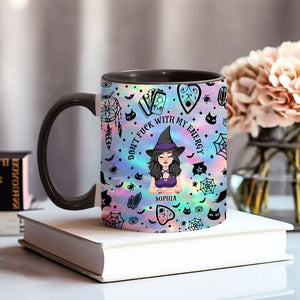 Don't F With My Energy - Personalized Witch Accent Mug