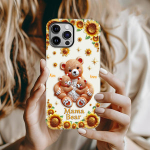 Mama Bear - Personalized Mother Full Print Phone Case