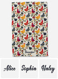 Chicken Lover - Personalized Chicken Towel