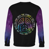 And Into The Forest I Go - Hiking All Over T-shirt and Hoodie 112021