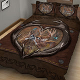 You & Me We Got This - Personalized Couple Hunting Quilt Set