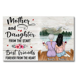 Forever Linked Together - Personalized Mother Canvas And Poster