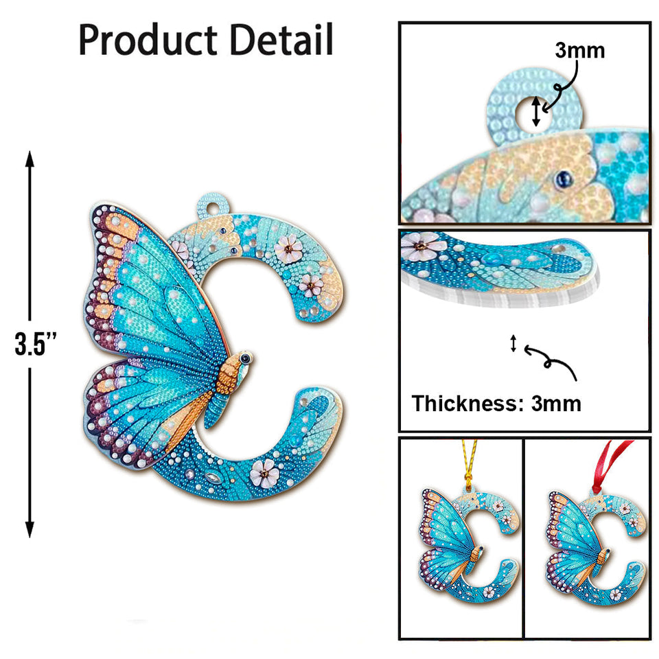 Beautiful Butterfly - Personalized Butterfly Ornament