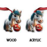 Love Horses - Personalized Horse Ornament