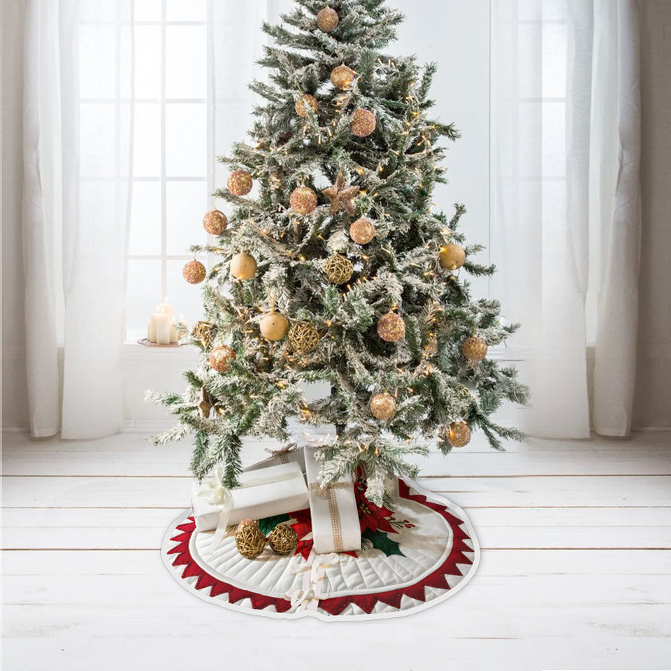 Merry Christmas - Personalized Family Tree Skirt