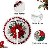 Merry Christmas - Personalized Family Tree Skirt