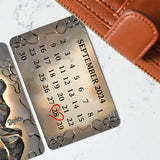 It's You & Me - Personalized African American Wallet Insert Card