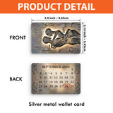 It's You & Me - Personalized African American Wallet Insert Card