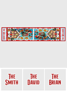 Merry Christmas - Personalized Family Table Runner