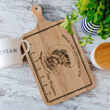 Hook 'Em And Cook 'Em - Fishing gift for dad, him, husband - Personalized Cutting Board