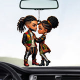 You Are My King & I Am Your Queen - Personalized African American Car Ornament