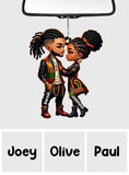You Are My King & I Am Your Queen - Personalized African American Car Ornament