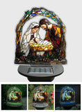 The Day He Was Born - Christian Garden Solar Light