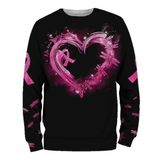 No One Fights Alone Breast Cancer - Breast Cancer Awareness All Over T-shirt and Hoodie 0822