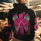 Breast Cancer Wing - Breast Cancer Awareness All Over T-shirt and Hoodie 0822