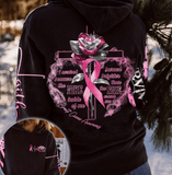 Cross Rose Breast Cancer - Breast Cancer Awareness All Over T-shirt and Hoodie 0822