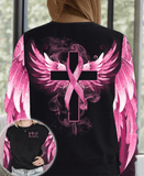 Foi, Espoir, Amour - T-shirt et sweat à capuche « Sensibilisation au cancer du sein » 0822