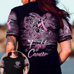 Lutte contre le cancer - T-shirt et sweat à capuche de sensibilisation au cancer du sein (0822)