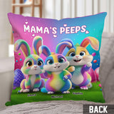 Grandma's Peeps - Personalized Grandma Throw Pillow