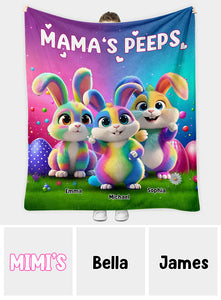 Grandma's Peeps - Personalized Grandma Blanket