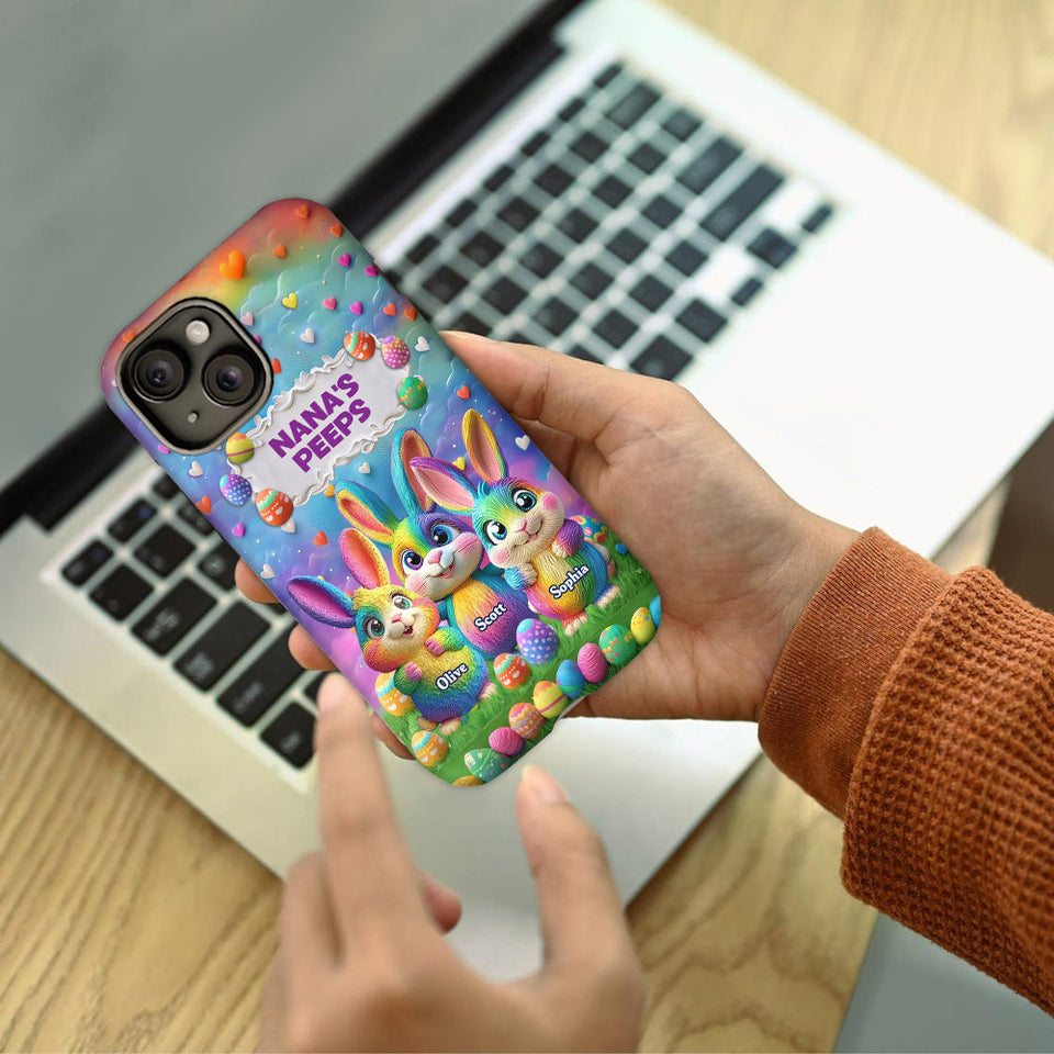 Grandma's Peeps - Personalized Grandma Full Print Phone Case