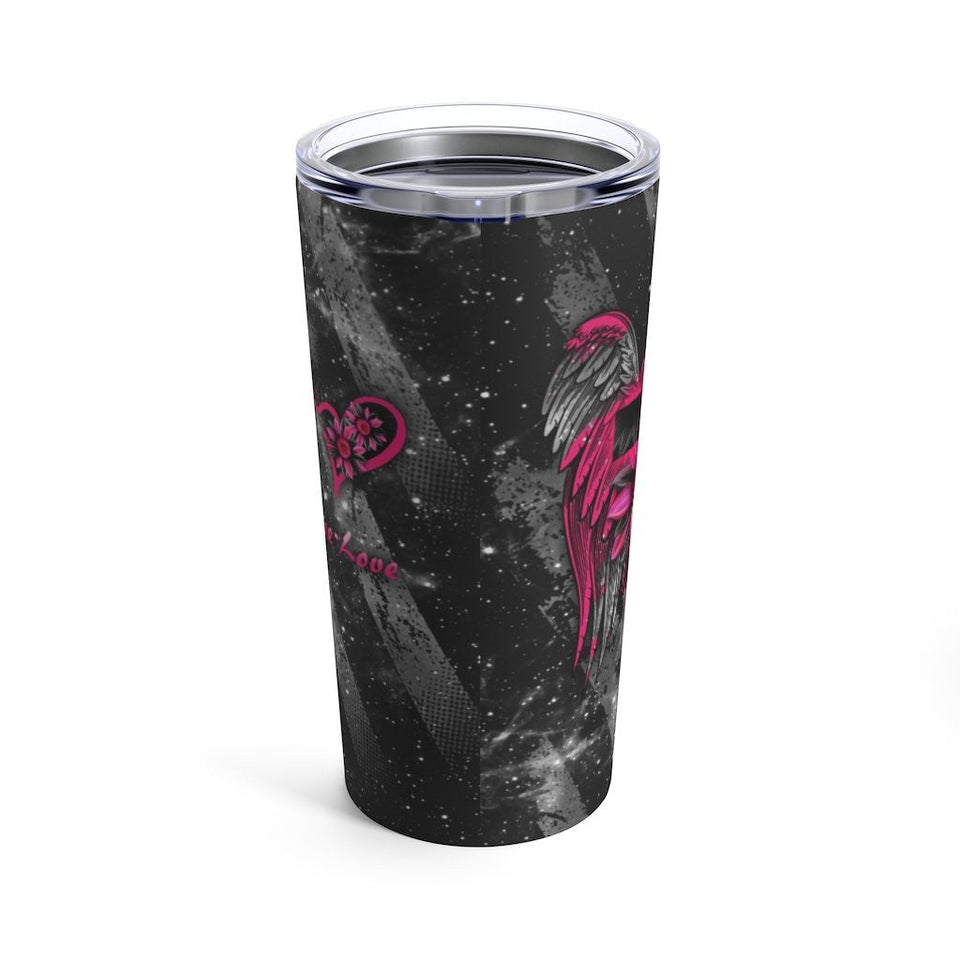 Gobelet Faith Cross Wings - Sensibilisation au cancer du sein 0822