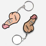 Couple Perfect Match - Personalized Couple Keychain