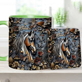 Stunning Horse - Personalized Horse Accent Mug