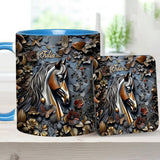 Stunning Horse - Personalized Horse Accent Mug