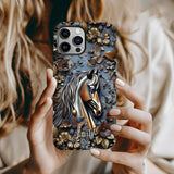 Stunning Horse - Personalized Horse Full Print Phone Case