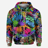 Love Peace - Personalized Hippie All Over Shirt