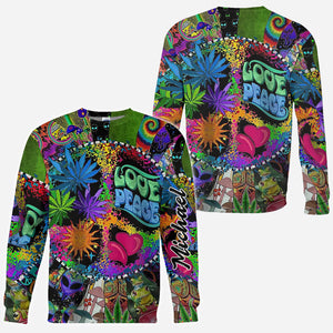 Love Peace - Personalized Hippie All Over Shirt