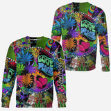 Love Peace - Personalized Hippie All Over Shirt