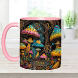 Magic Mushroom - Personalized Hippie Accent Mug