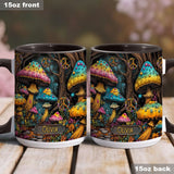 Magic Mushroom - Personalized Hippie Accent Mug